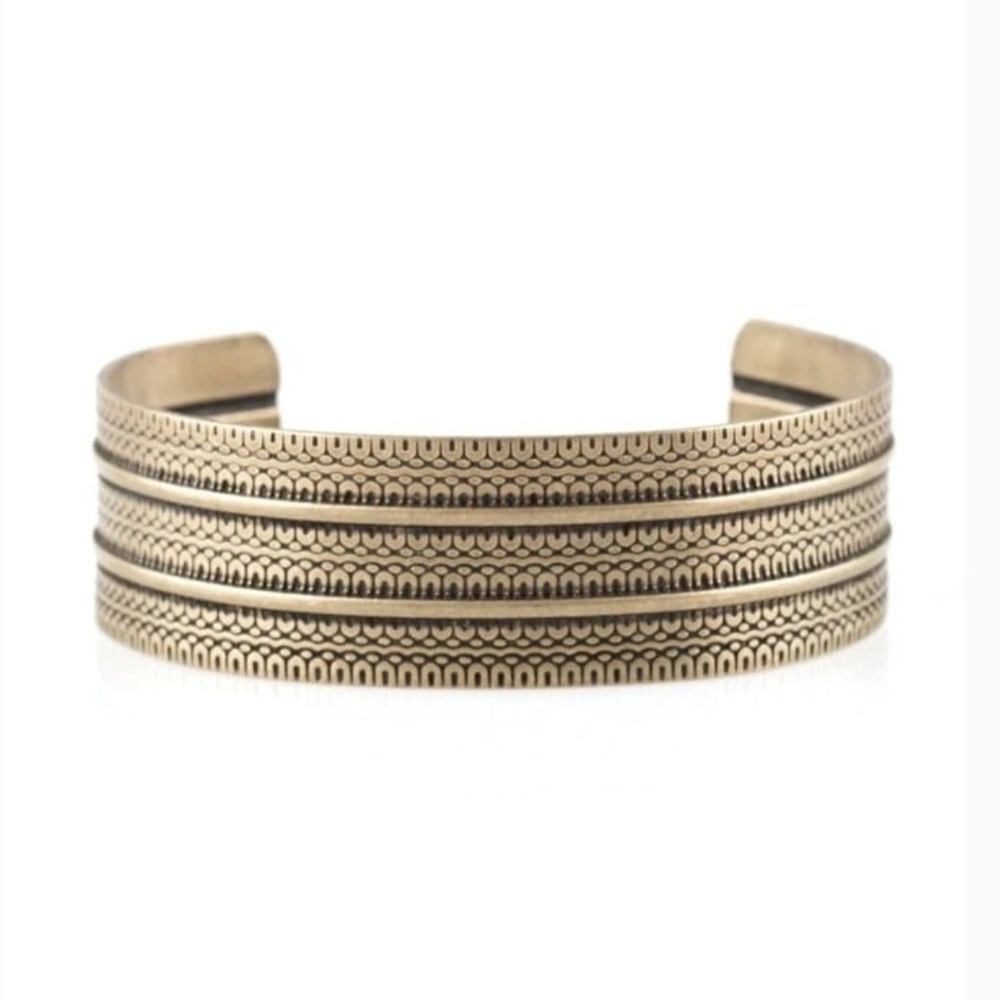 Paparazzi Brass Patterned Bracelet Absolute Amazon Cuff Fashion Jewelry